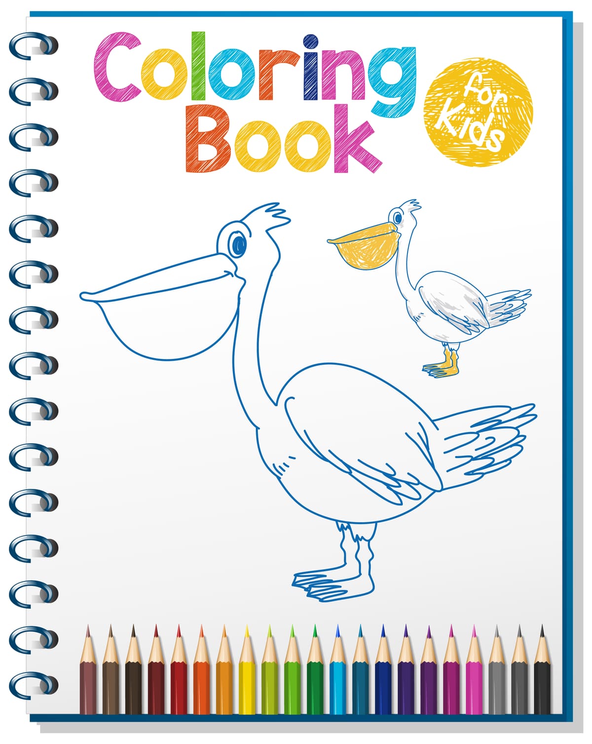 Food Items Coloring Book cover